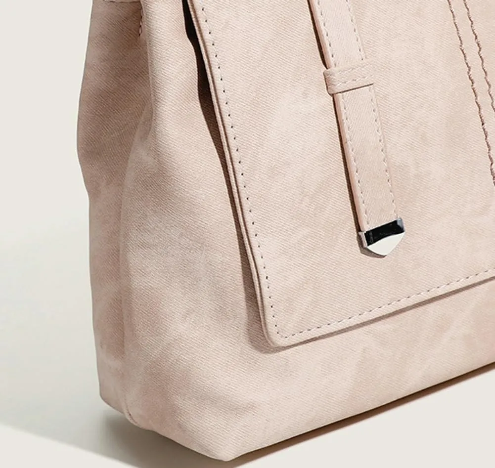 Trendy Casual Bag for Women Soft PU Large Crossbody Hobo Shoulder Bag Lightweight Retro Tote Purse Handbag