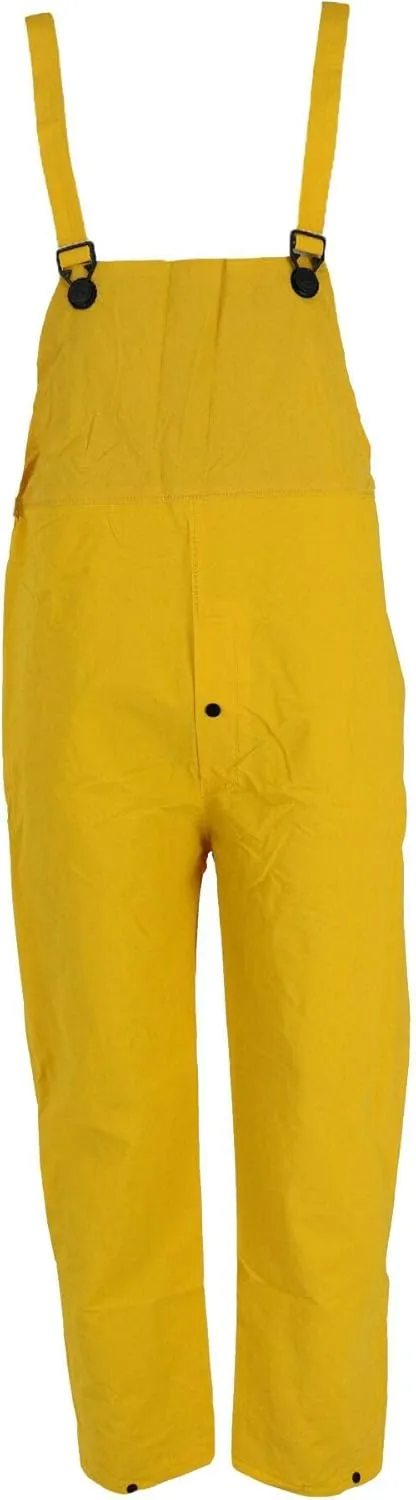 Tuff Grip Men's 3 Piece Overall Pants and Jacket Rain Suit with Hood