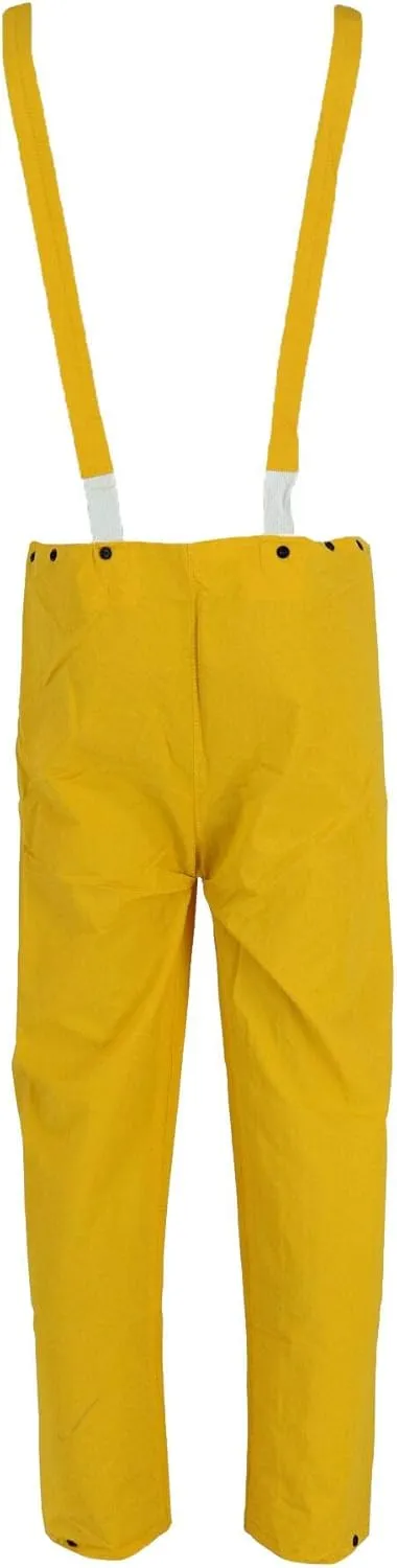 Tuff Grip Men's 3 Piece Overall Pants and Jacket Rain Suit with Hood