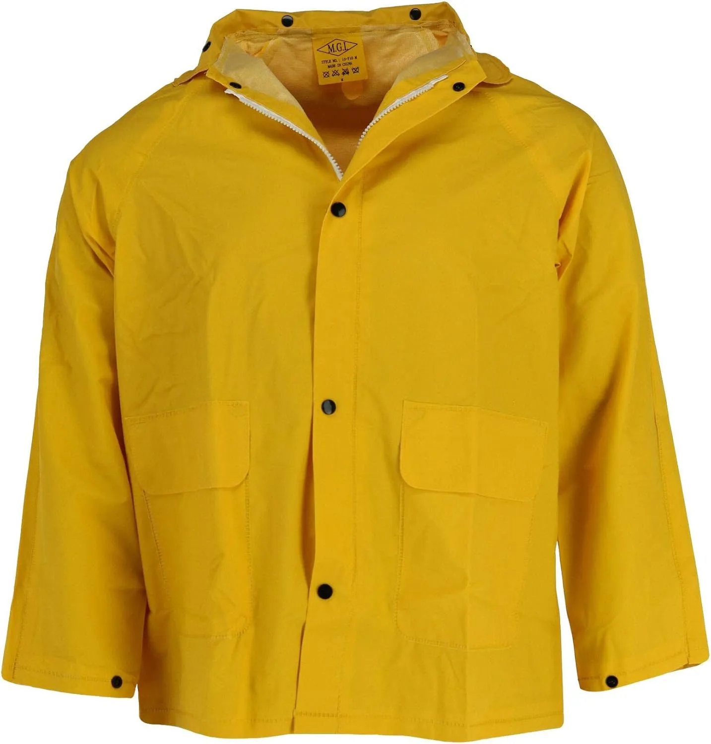 Tuff Grip Men's 3 Piece Overall Pants and Jacket Rain Suit with Hood