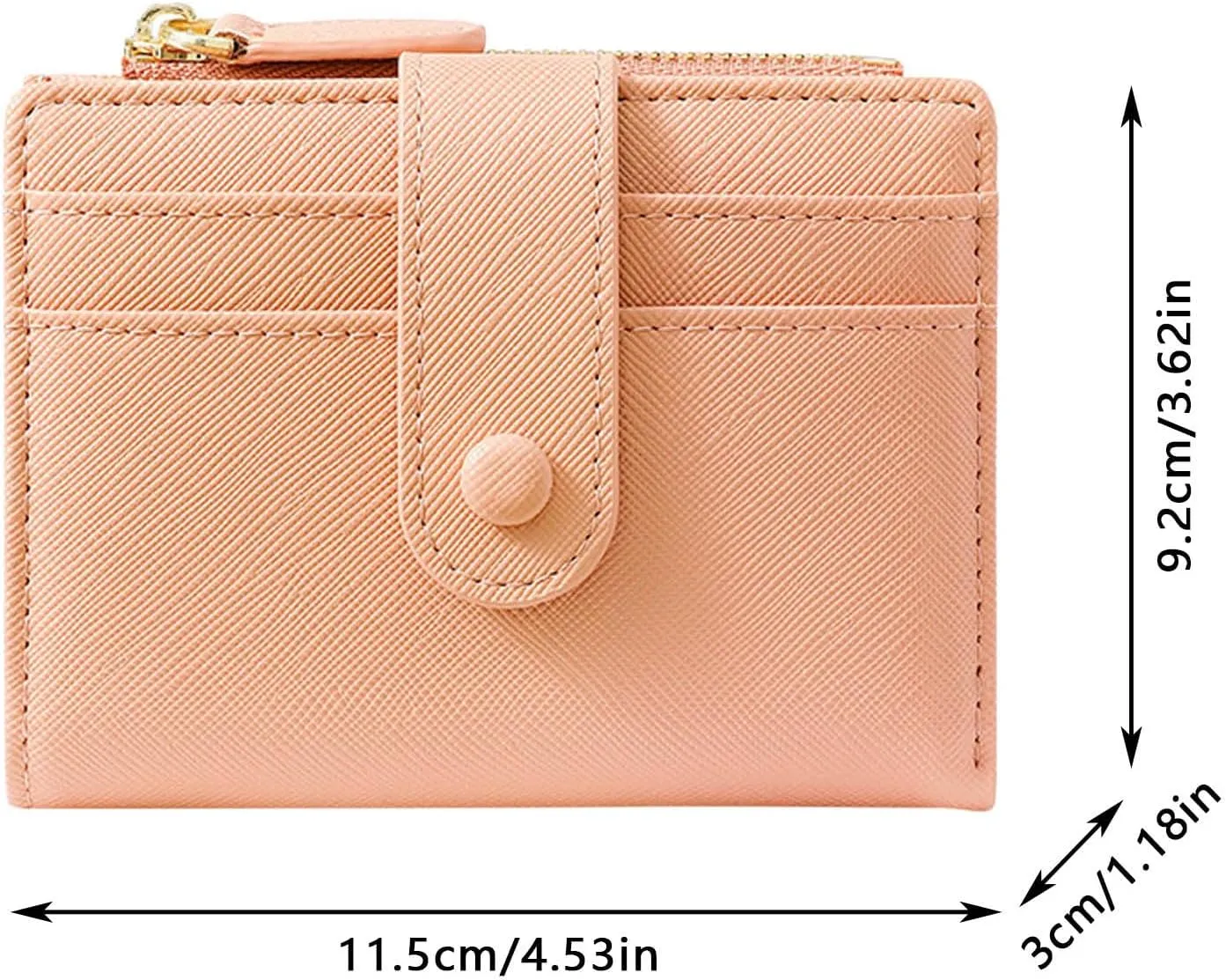 Wallets for Women Genuine Leather Credit Card Holder with RFID Blocking Large Capacity Wristlet Compact Wallet