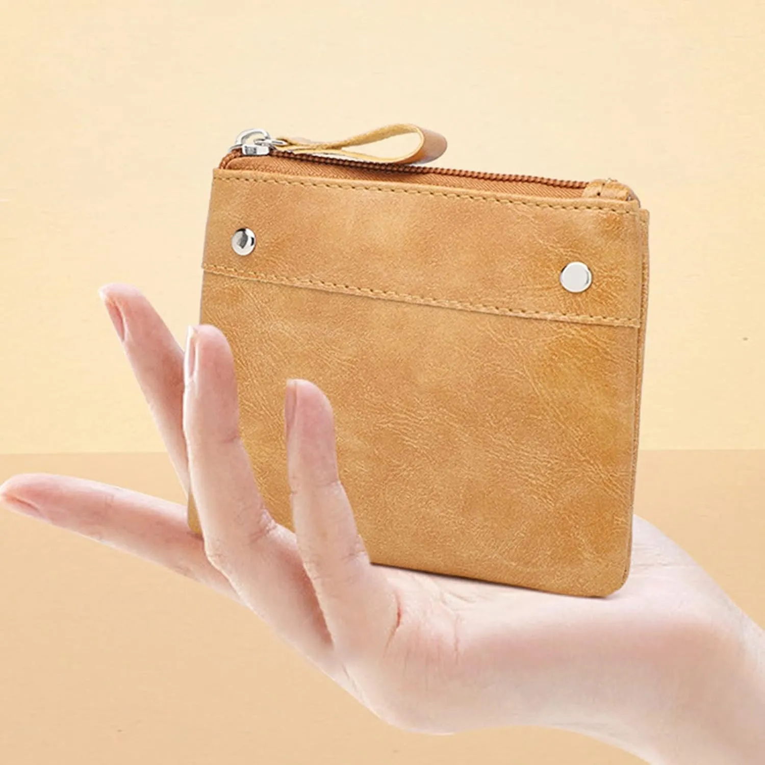 Wallets for Women Slim Credit Card Holder Womens Wallet RFID Blocking Leather Zip Around Wallet Large Capacity Long Purse Credit Card Clutch Wristlet