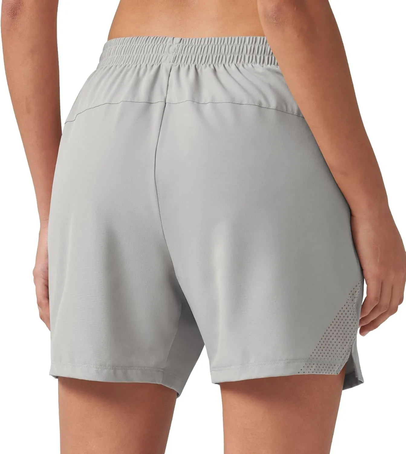 Willit Women's 5'' Hiking Athletic Shorts with Zipper Pockets Quick Dry for Running, Workout, Travel