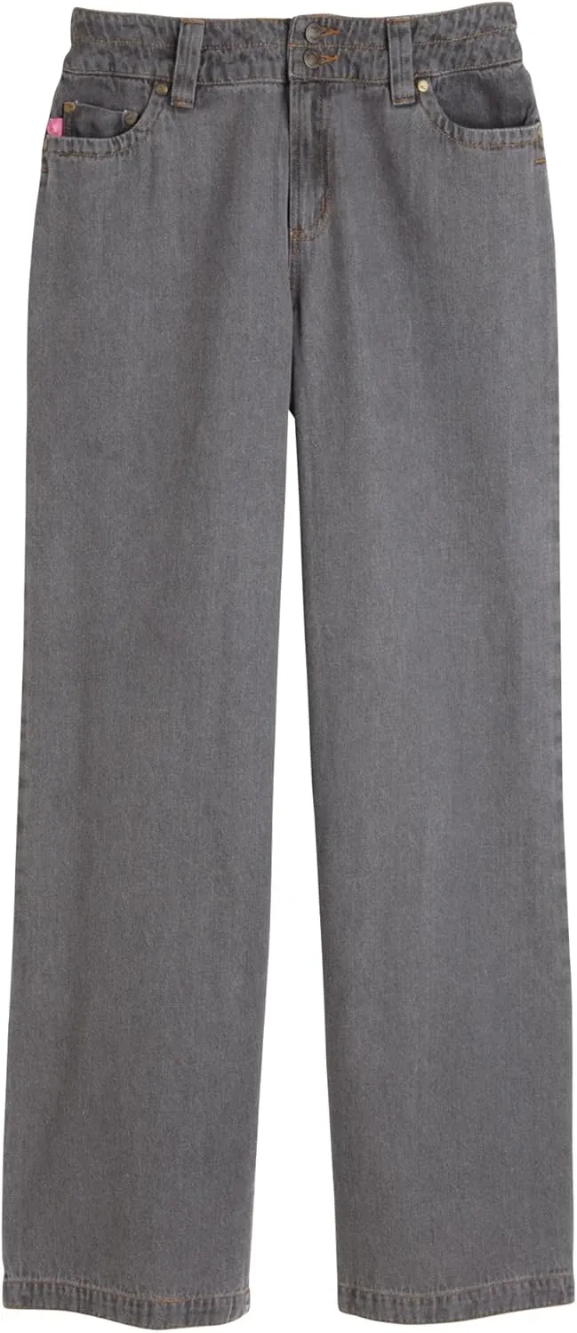 Woman Within Women's Plus Size Perfect Cotton Wide-Leg Denim Jean