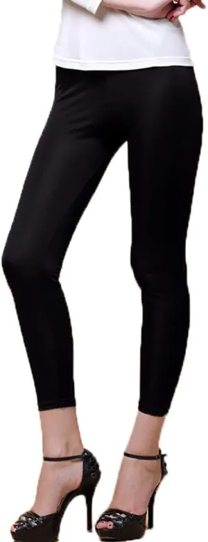 Women 100% Pure Silk Underwear Shirt Stretchy Legging Safety Wear Home Wear Cropped Pants