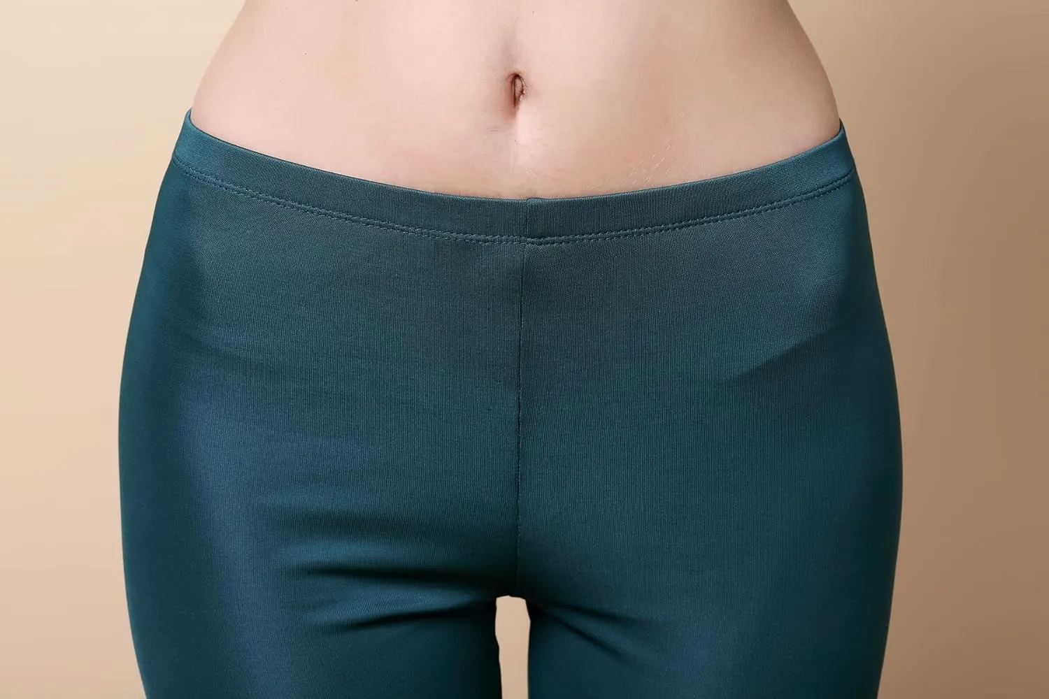 Women 100% Pure Silk Underwear Shirt Stretchy Legging Safety Wear Home Wear Cropped Pants