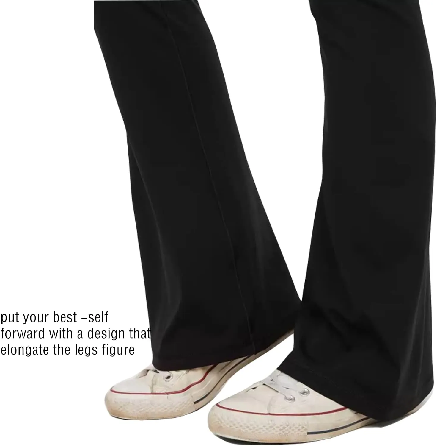 Womens Bootcut Yoga Pants Tummy Control Flare Leggings High Waist Crossover Lounge Bell Bottom Jazz Dress Baseball Pants