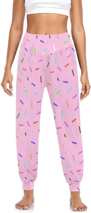 Women's Harem Pants High Waist Yoga Boho Trousers Bohemian Beach Pants