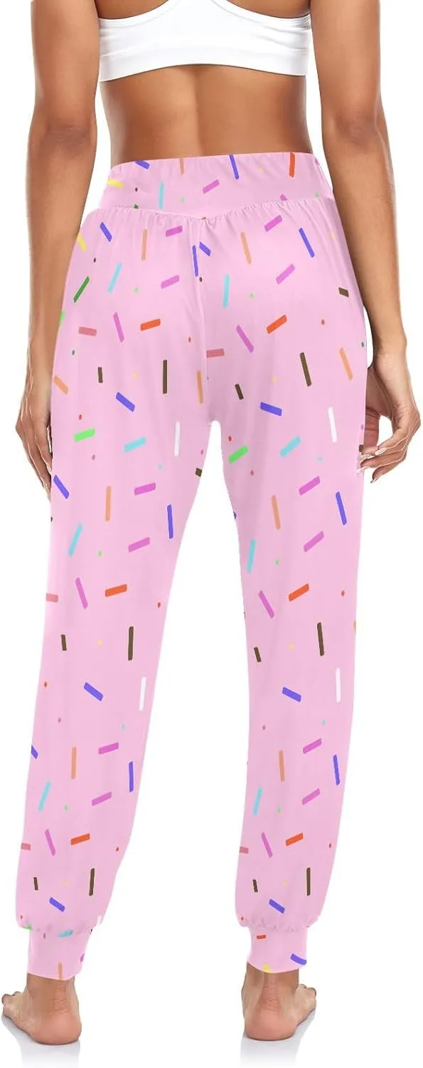 Women's Harem Pants High Waist Yoga Boho Trousers Bohemian Beach Pants