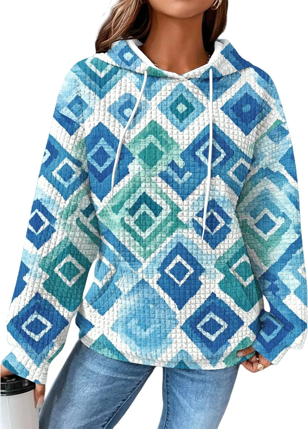 Womens Oversized Lightweight Hoodie Graphic Hooded Sweatshirt Comfy Casual Long Sleeve Loose Fit Trendy Tops