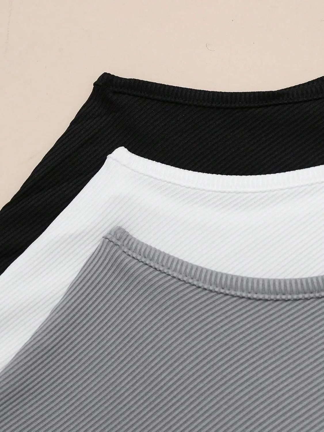 Womens Sleeveless Camisole Tank Tops Blouse Casual Slimming Rib-Knit Zipper Front Tank Top